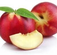nectarine blanche conditionnée en barquette de 1kg environ