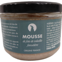 MOUSSE DE FOIE FORESTIERE POT DE 180GR