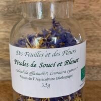 pétales de souci et bleuet Bio de Provence