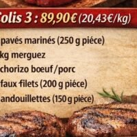 Colis grillades n°3