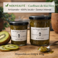 Confiture de kiwi - pot de 345g