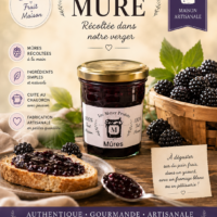 Confiture de mûre 200g